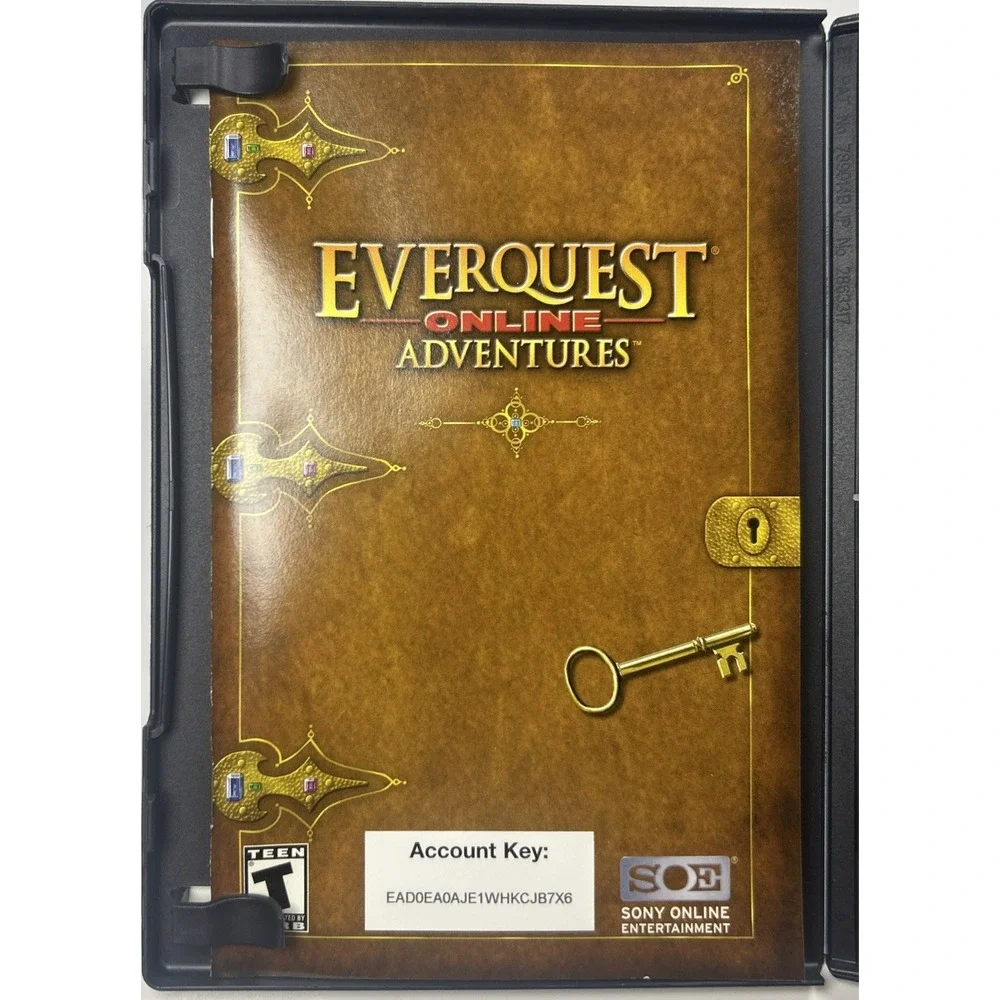 Everquest Online Adventures 2003 PS2 PlayStation 2 Complete CIB